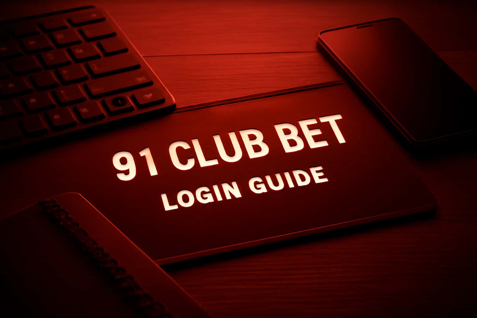An educational scene showcasing the 91 Club Bet Login Guide.
