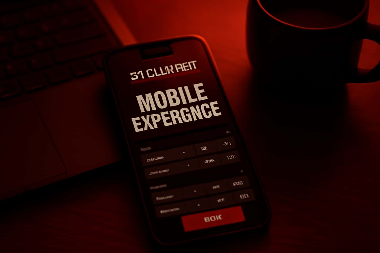 Informational scene depicting the 91 Club Bet Mobile Experience.