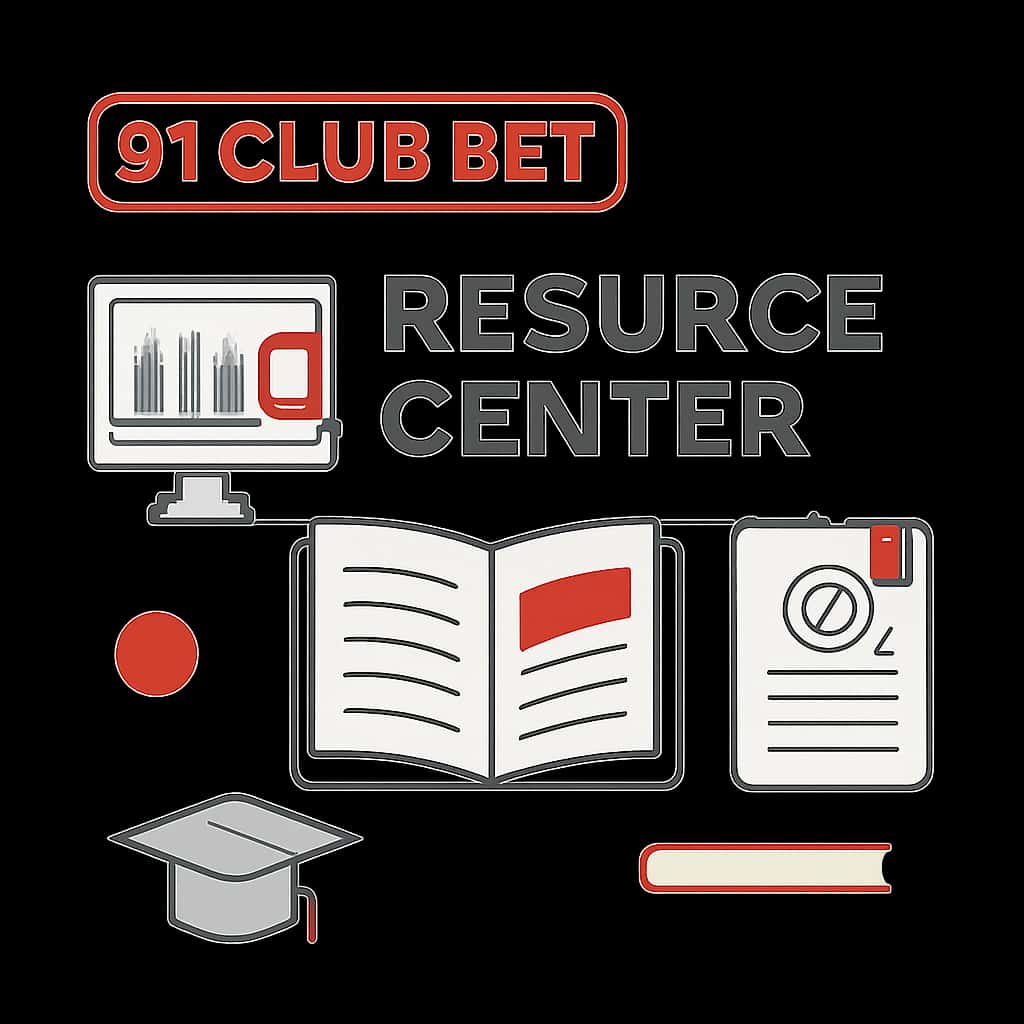 An educational diagram outlining the features of the 91 Club Bet Resource Center.