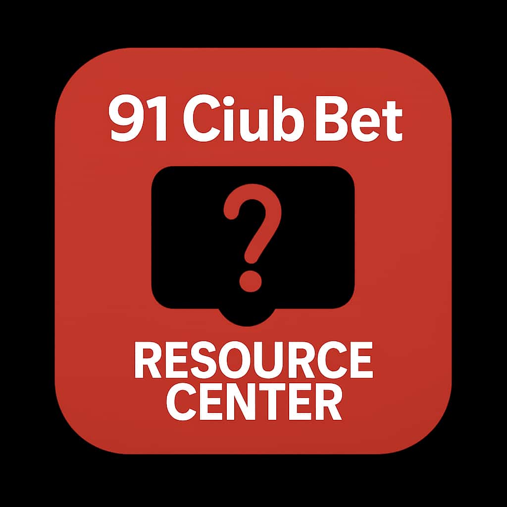 A professional badge representing the 91 Club Bet Resource Center.