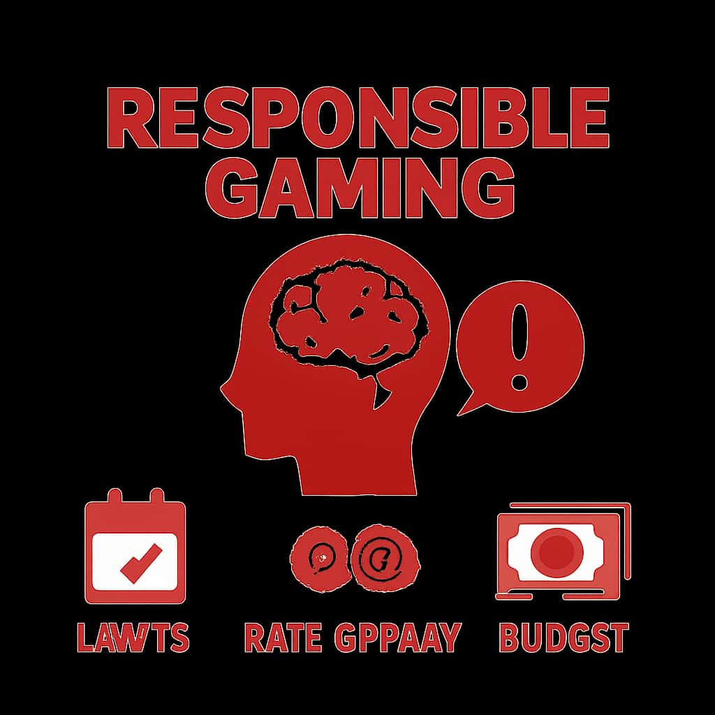 An educational diagram illustrating responsible gaming practices.