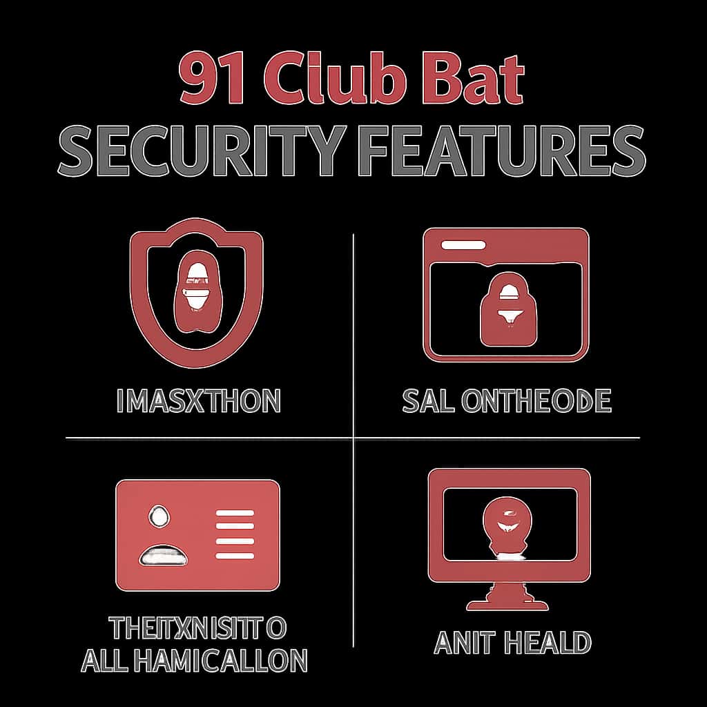 Illustration detailing security features of 91 Club Bet.