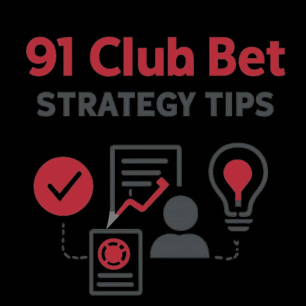 An educational diagram illustrating the strategies for 91 Club Bet.