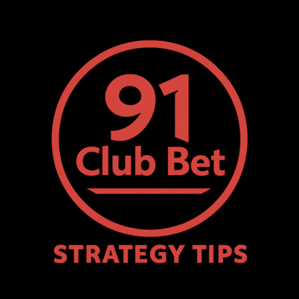 An icon representing 91 Club Bet Strategy Tips in a simplistic and professional design.
