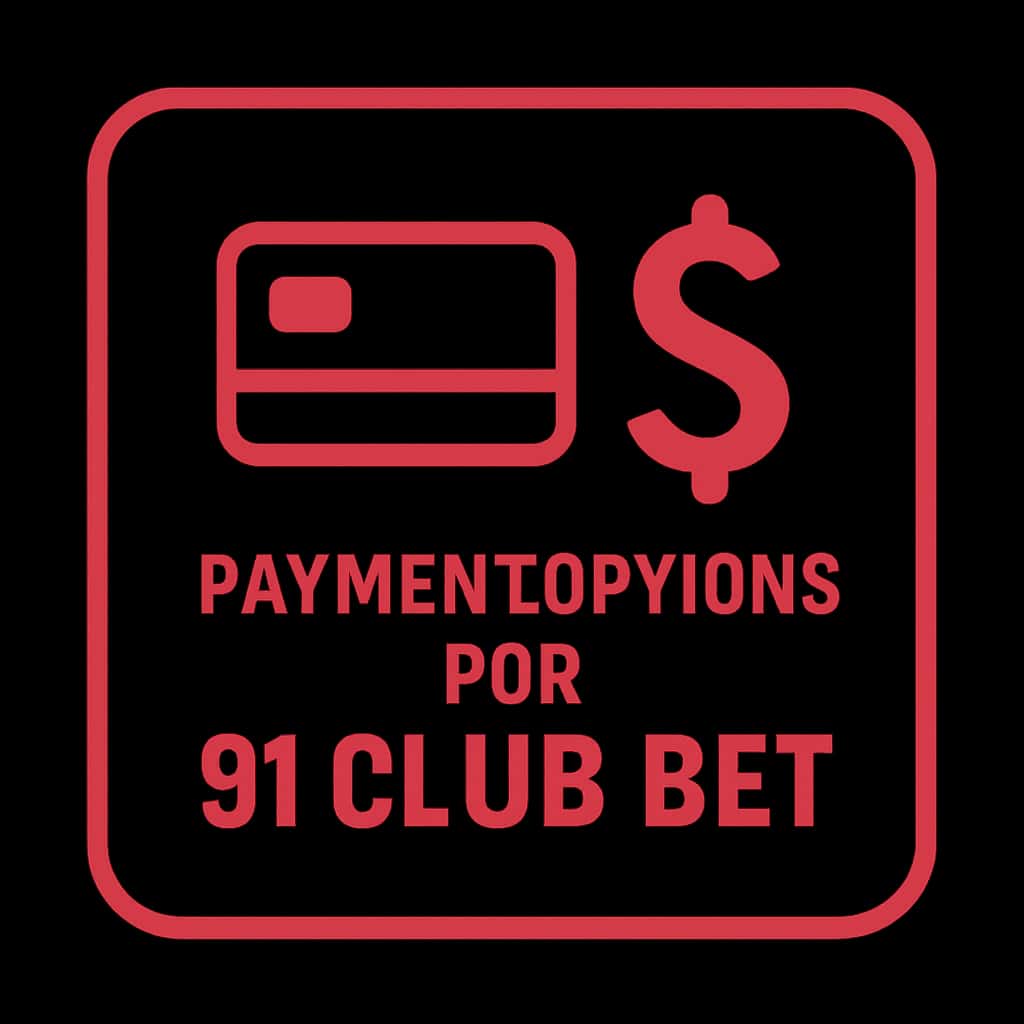 A professional badge illustrating payment options for 91 Club Bet.